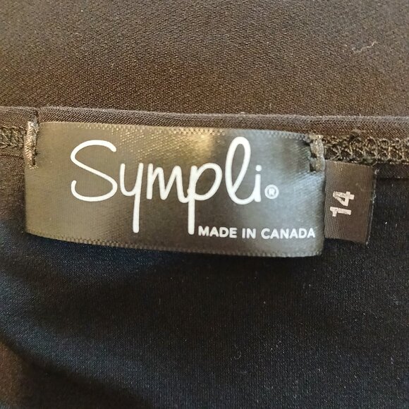 SYMPLI - Crop Layering Top - Laser Cut Hem - Picture 6 of 7